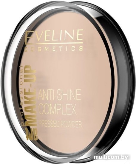 Компактная пудра Eveline Cosmetics Anti Shine Complex Pressed Powder (тон 35 golden beige)