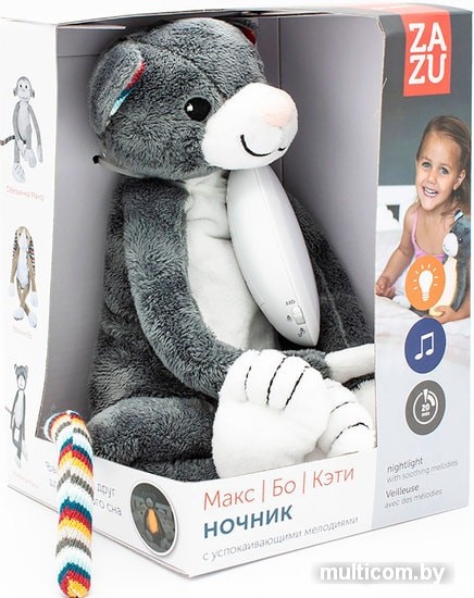 Музыкальная игрушка Zazu Котёнок Кэти