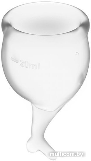 Менструальная чаша Satisfyer Feel Secure (прозрачный)
