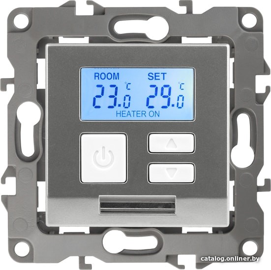 Терморегулятор ЭРА 12-4111-03 (алюминий)