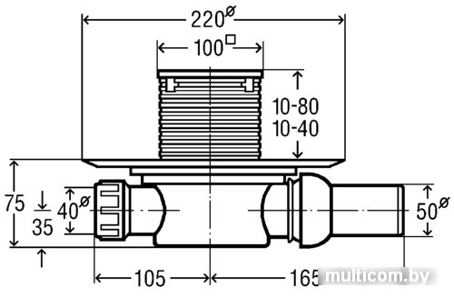 Сифон Viega Advantix 583217