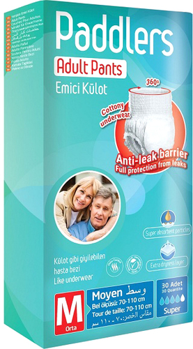 Трусы-подгузники для взрослых Paddlers Adult Pants 2 Medium (30 шт)
