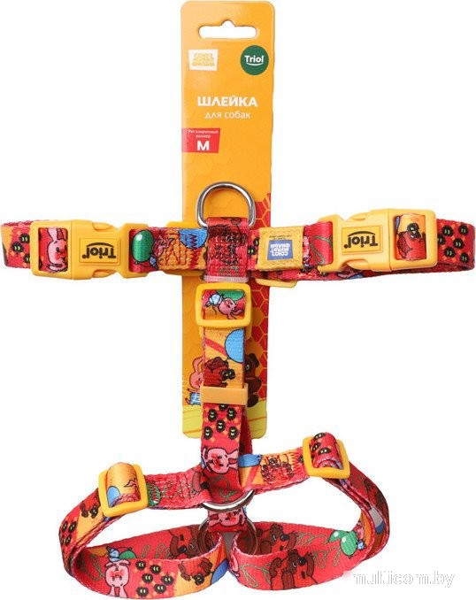 Шлея Triol Союзмультфильм Большой секрет 11361106 (L, красный/желтая)