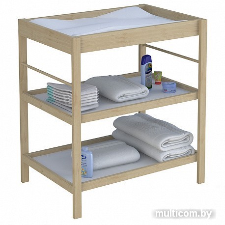 Пеленальный столик Polini Kids Simple 1080 (натуральный)