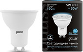 Светодиодная лампа Gauss GU10 5Вт 4100K [101506205]
