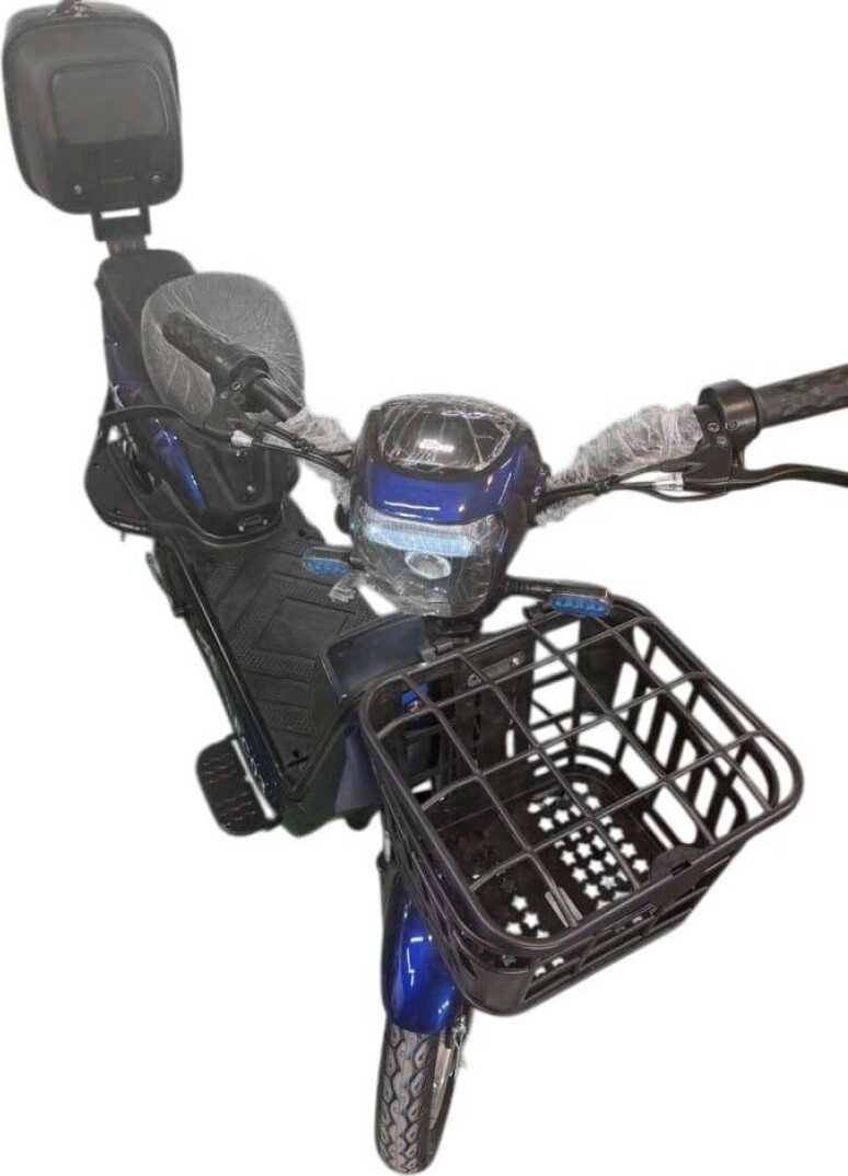 Электроскутер NOVA EC03 (синий, без цепи)