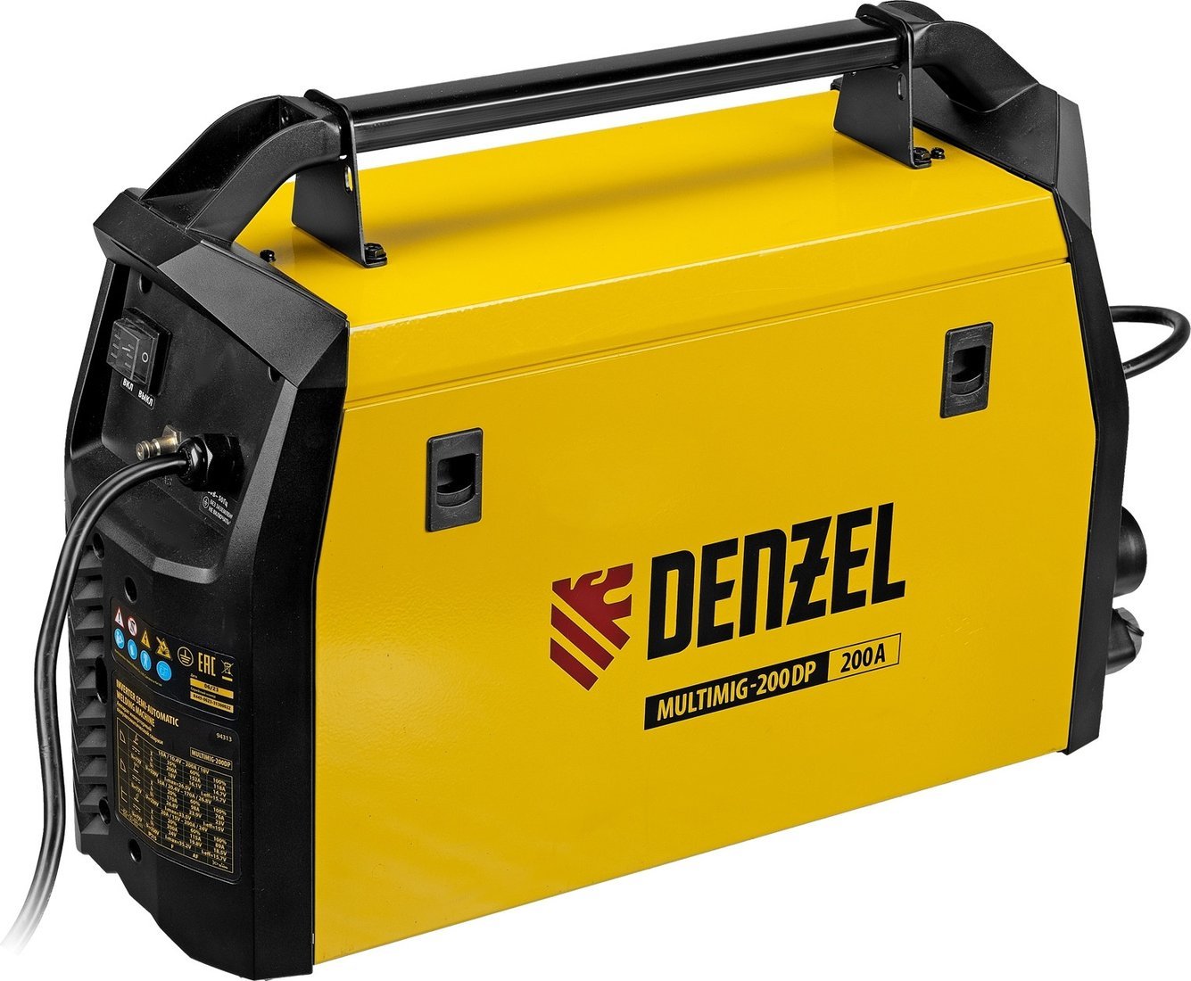 Сварочный инвертор Denzel MultiMIG-200DP Synergy Double Pulse