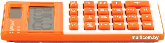 Калькулятор BRAUBERG PK-608-RG 250522 (оранжевый)