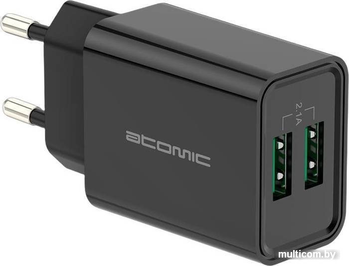 Сетевое зарядное Atomic U400 (черный)