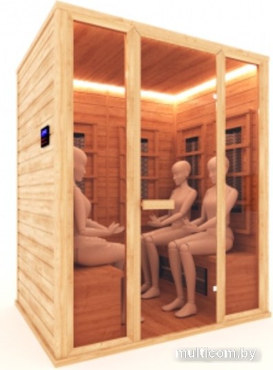 Инфракрасная сауна Шингарёв и Ко Прямая 4-местная