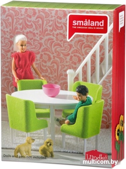 Мебель для кукольного домика Lundby Обеденная группа 60209000