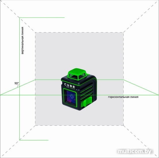 Лазерный нивелир ADA Instruments Cube 360 Green Professional Edition А00535