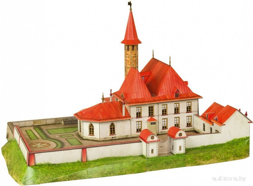 Сборная модель Умная Бумага Приоратский дворец, Гатчина 4627081553513