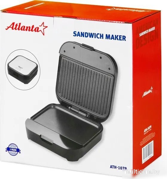Сэндвичница Atlanta ATH-1079 (черный)