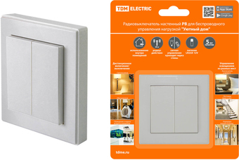 Выключатель TDM Electric РВ2 (2 клавишный) SQ1508-0215