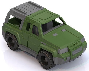 Игрушечный транспорт Нордпласт Джип Шторм 260 (зеленый)