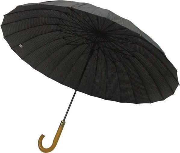 Зонт-трость Ame Yoke L65-24CH-2 (черный)
