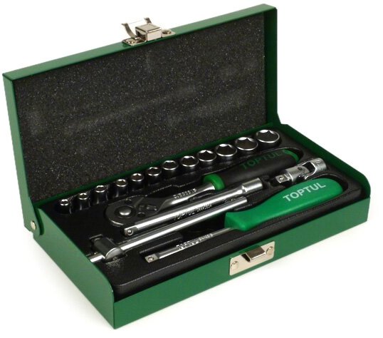 Набор торцевых головок Toptul GCAD1702 17 предметов