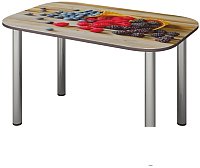 Кухонный стол Senira P-001-01/01-7809 (хром)