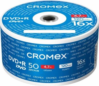 DVD+R диск Cromex 4.7Gb 16x 513774 (50 шт.)
