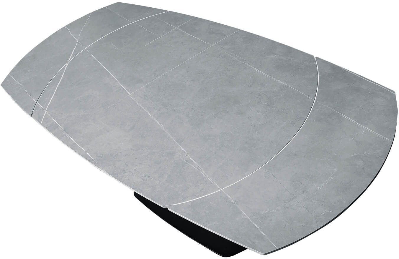 Кухонный стол Sheffilton SHT-T75 (серый светлый/черный)