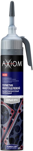 Axiom Герметик силиконовый 200мл AS205 (серый)