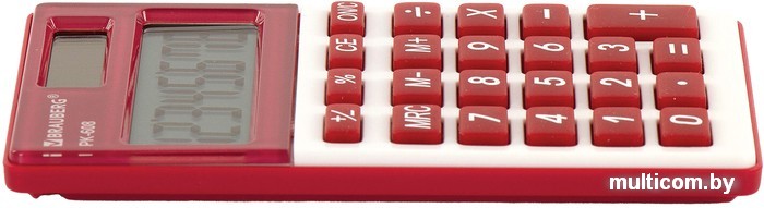 Калькулятор BRAUBERG PK-608-WR 250521 (бордовый)