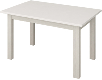 Кухонный стол Senira Кастусь 100-130x60 (белый/белый)
