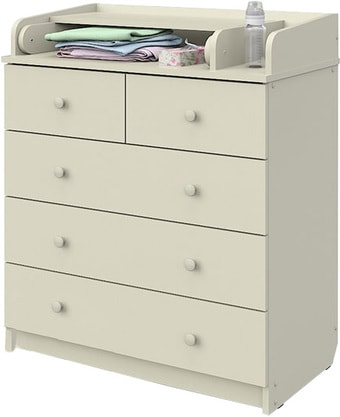 Детский комод Атон Мебель Сириус-2 805 (слоновая кость)