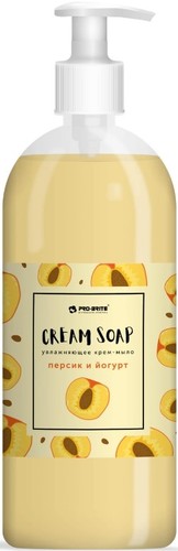Pro-Brite Мыло жидкое Персик и йогурт 1 л