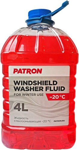 Стеклоомывающая жидкость Patron Windshield Washer Fluid -20C 4л