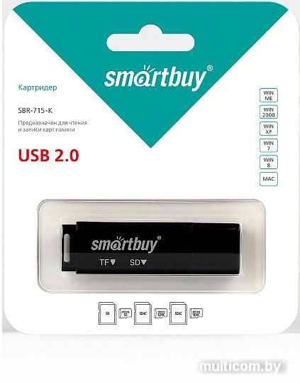 Кардридер SmartBuy SBR-715-K