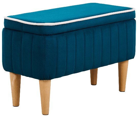 Банкетка MONOFIX Амма с ящиком (изумрудный №20)