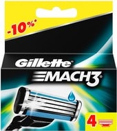 Сменное лезвие Gillette Mach3 (4 шт)
