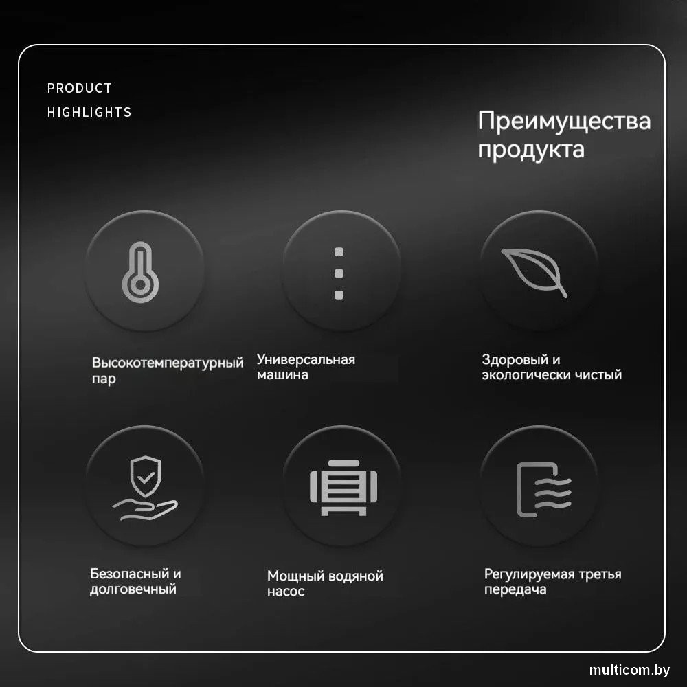 Пароочиститель Kunf TC-SC-003 W (белый)