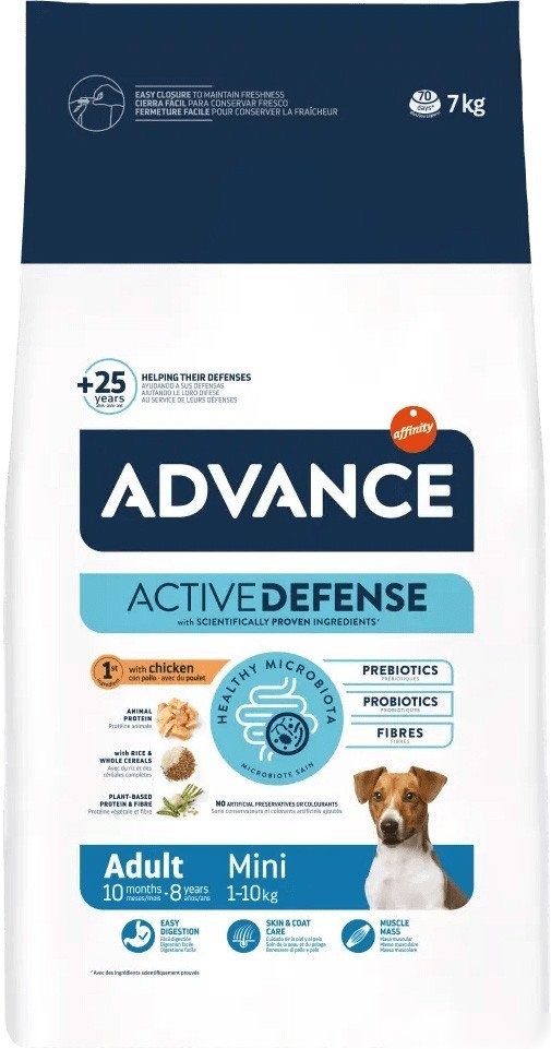 Сухой корм для собак Advance Mini Adult Chicken & Rice 7 кг