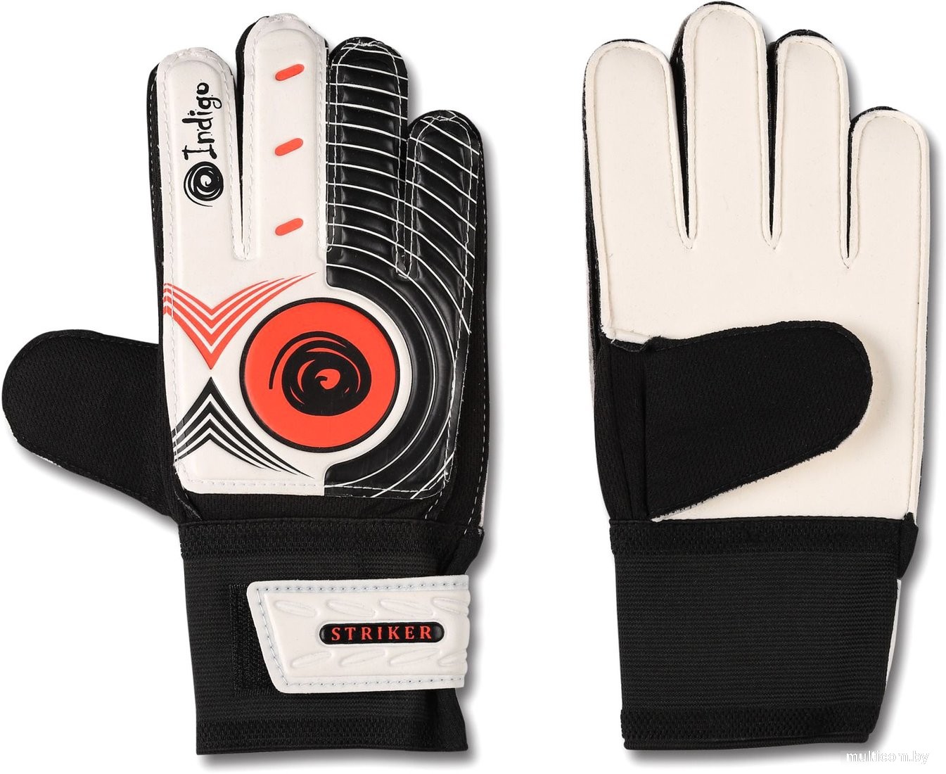 Перчатки Indigo Sport 1408 (размер 8, черный/белый)