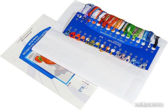 Набор для вышивания Белоснежка Черепаха с зонтиком 123-14