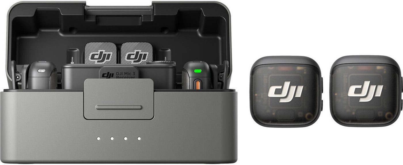 Радиосистема DJI Mic 3 (2TX + 1RX + Charging Case, черный)