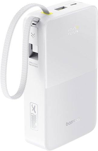 Внешний аккумулятор Baseus EnerFill FC51 Bipow2 Pro Power Bank 20000mAh (белый)