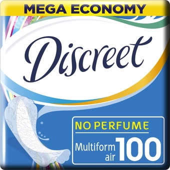 Прокладки ежедневные Discreet Air Multiform Trio (100 шт)