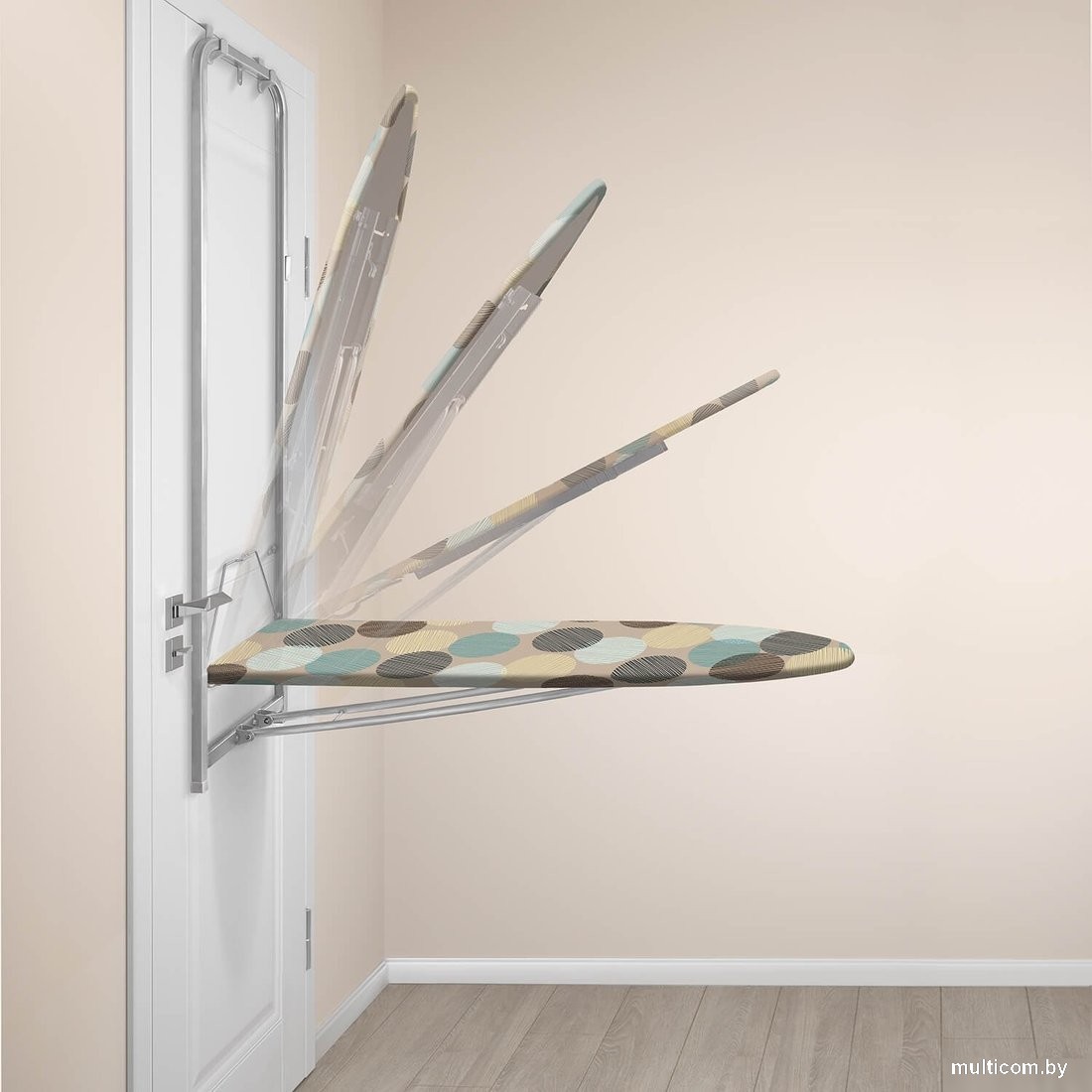 Гладильная доска Nika ДН1/1 (круги на бежевом)