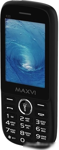 Кнопочный телефон Maxvi K20 (черный)