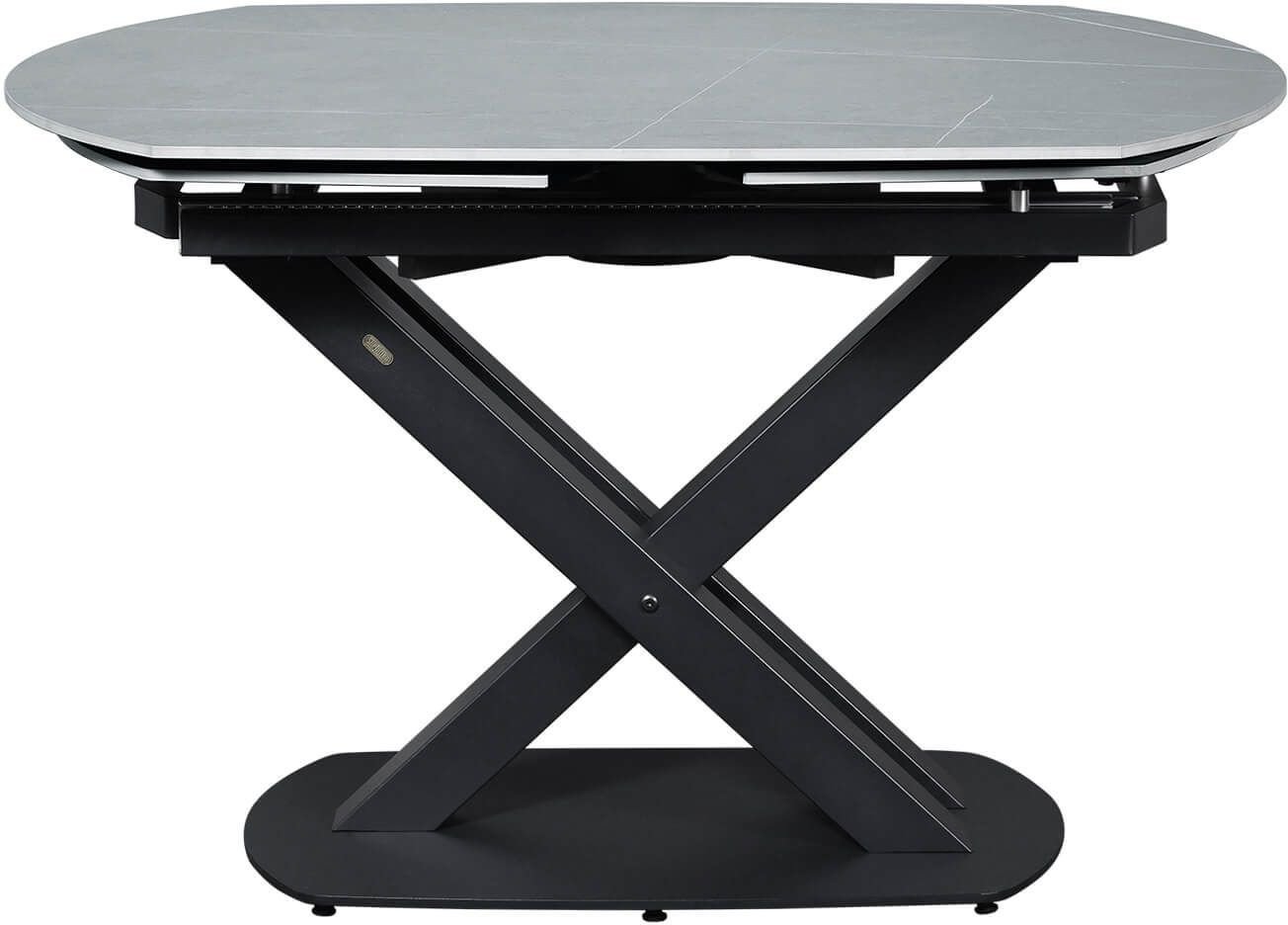 Кухонный стол Sheffilton SHT-T75 (серый светлый/черный)