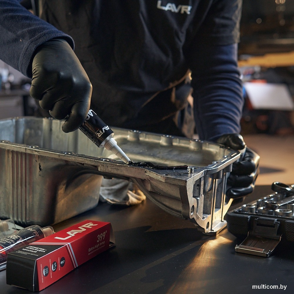 Lavr Герметик-прокладка черный высокотемпературный Black Ln1738 85 г