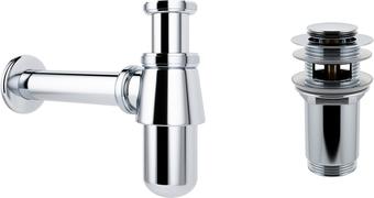 Сифон Wellsee Drainage System 182103001 (сифон, донный клапан, хром)