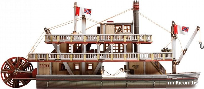 Сборная модель Умная Бумага Пароход 4627081554961