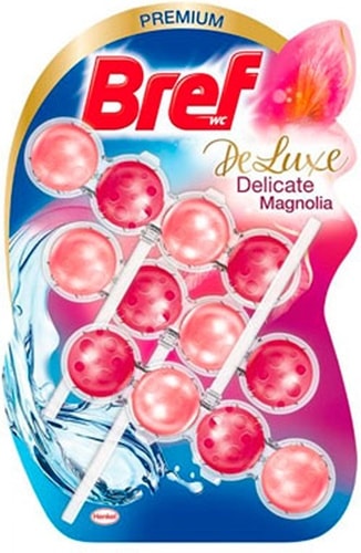 Средство для унитаза Bref Deluxe Нежная Магнолия 3х50 г