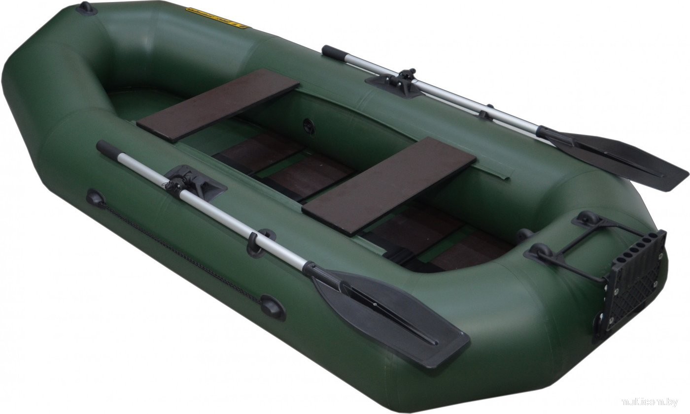 Моторно-гребная лодка Муссон R-260 PC TP (зеленый)