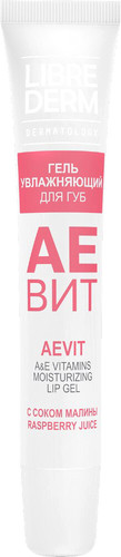 Librederm Бальзам для губ Аевит увлажняющий с соком клубники (20 мл)